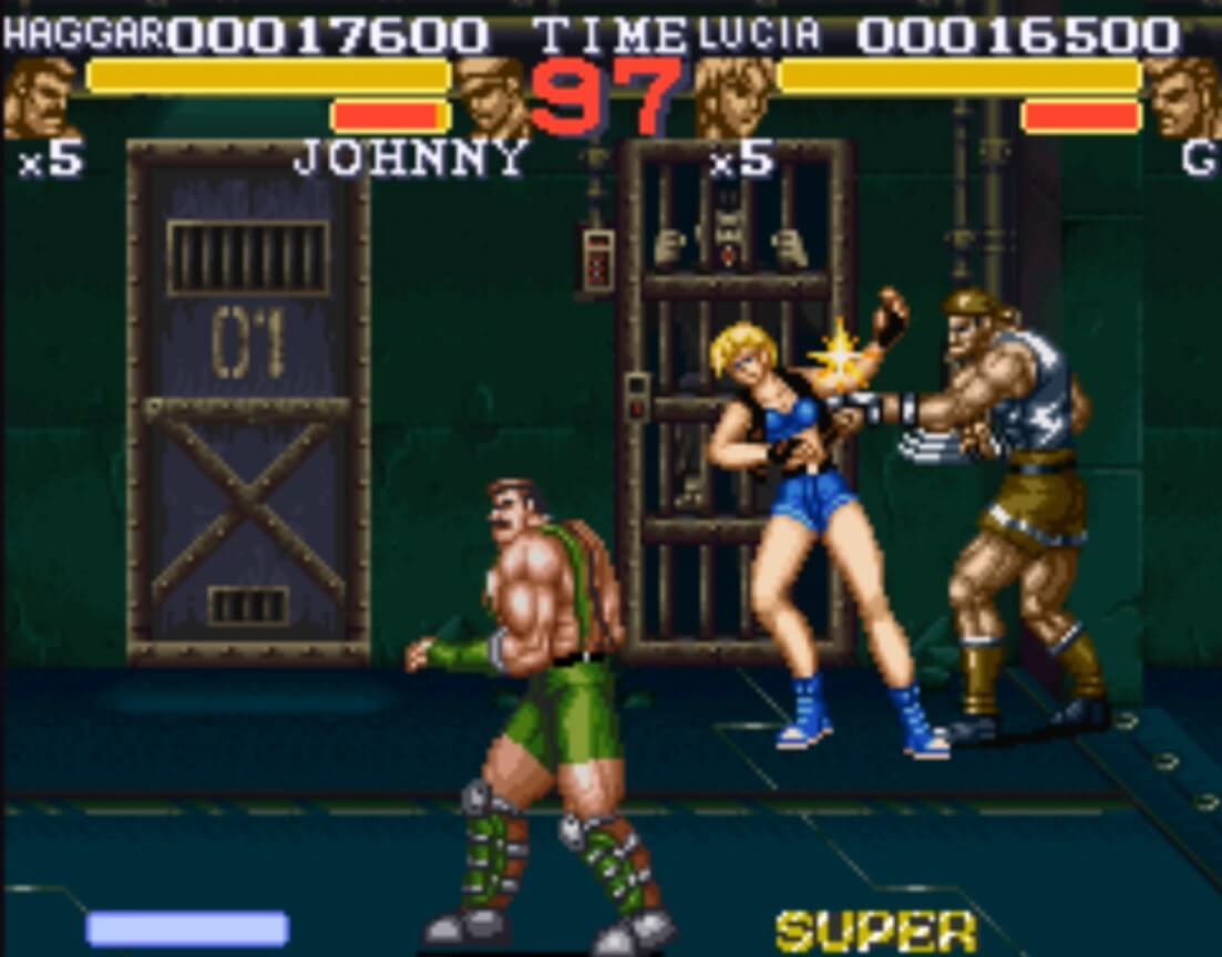 Final Fight 3 - геймплей игры Super Nintendo\Famicom